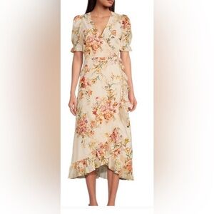 Floral Wrap Dress